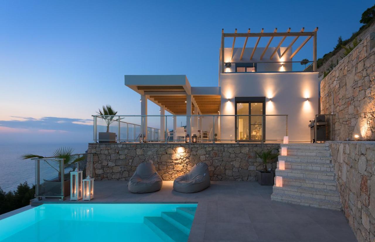 Kathisma Bay Villas - Luxury Villas - Villa Helios กาลามิตซี ภายนอก รูปภาพ