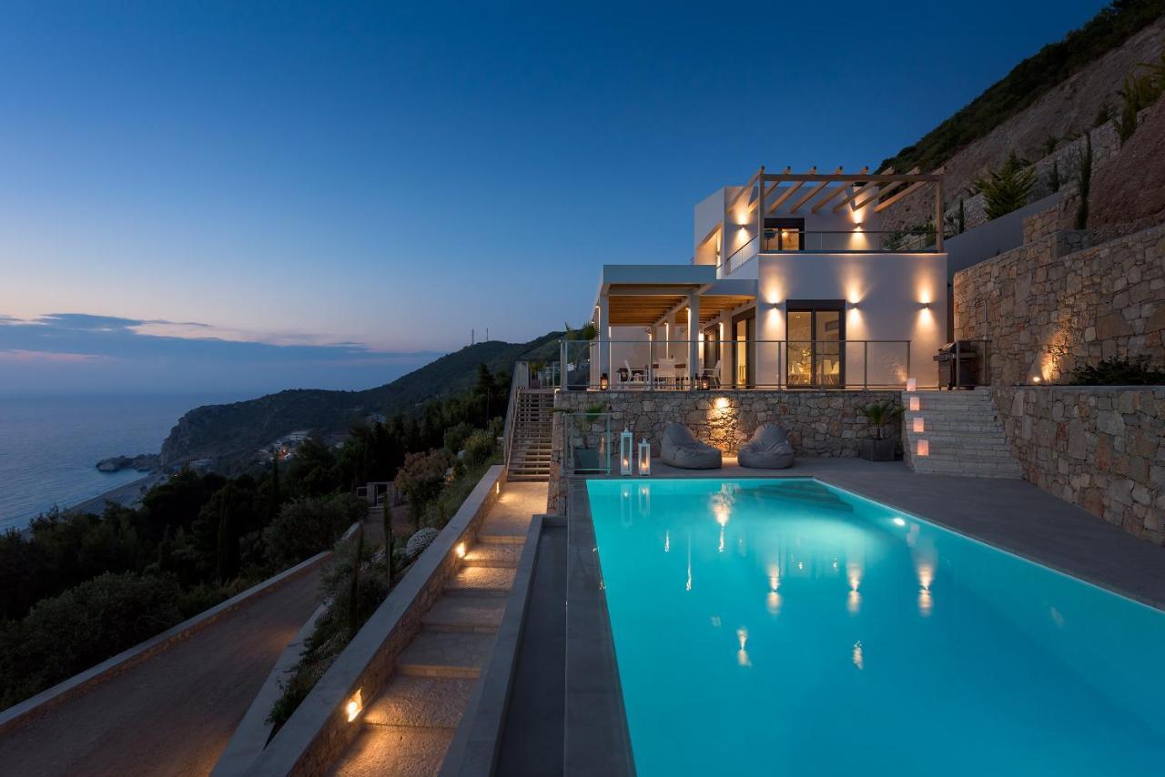 Kathisma Bay Villas - Luxury Villas - Villa Helios กาลามิตซี ภายนอก รูปภาพ